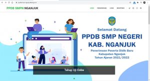 ppdb smp negeri kabupaten nganjuk 2021