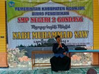 Maulid Nabi Muhammad SAW Digelar di SMP Negeri 2 Gondang